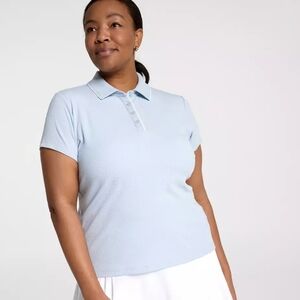 CALIA Ribbed Polo Shirt